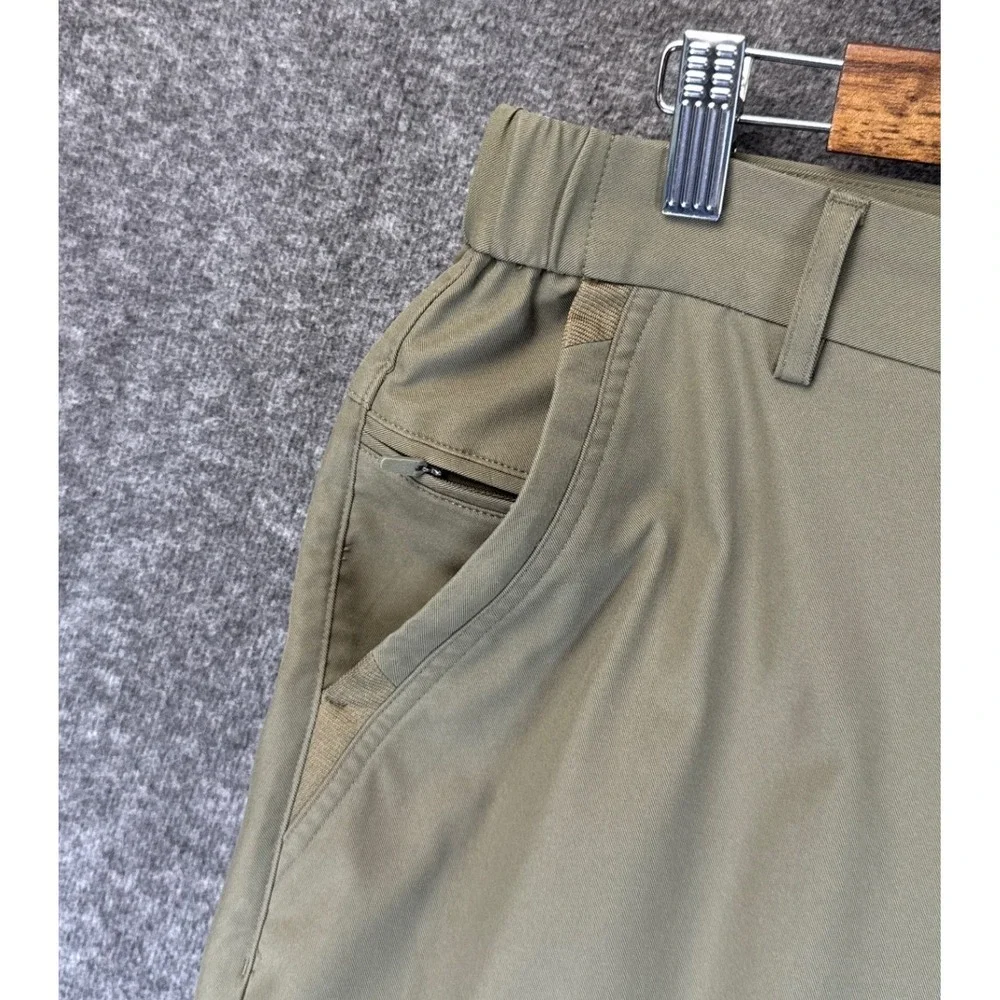 Jack Archer Jetsetter Pants Mens 32x29 Olive Green Performance Chino Golf Travel